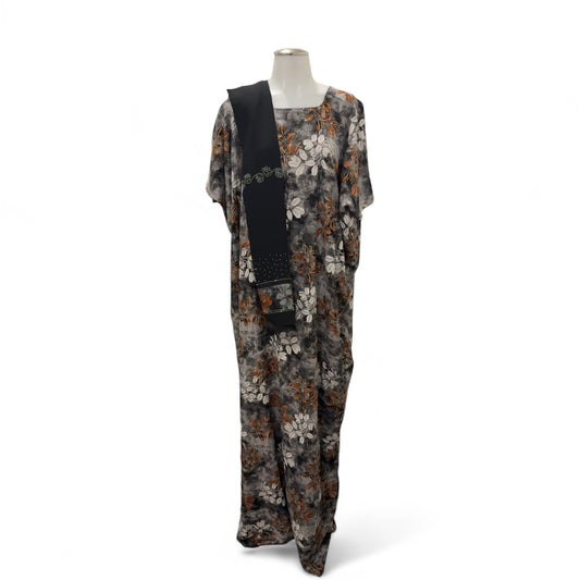 2pc Somali Baati Set with Chiffon Garbasar
